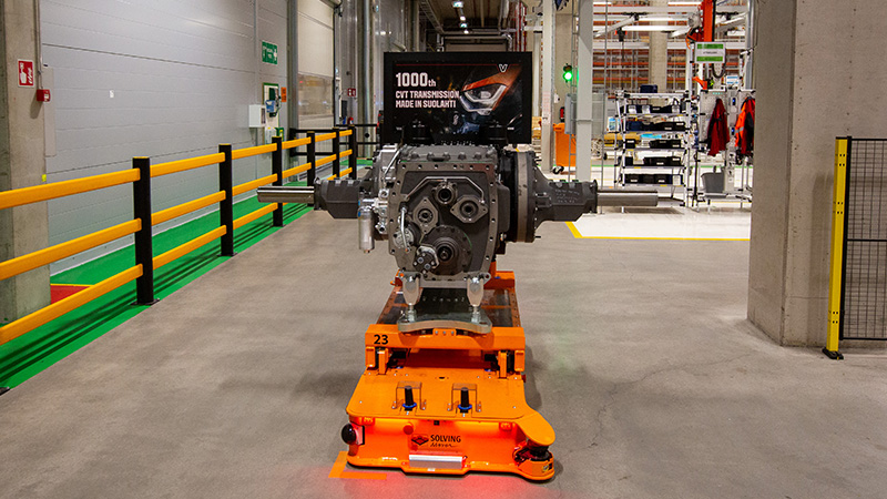 Valtra har ferdigstilt AGCO CVT-girkasse nummer ett tusen ved fabrikken i Suolahti. 