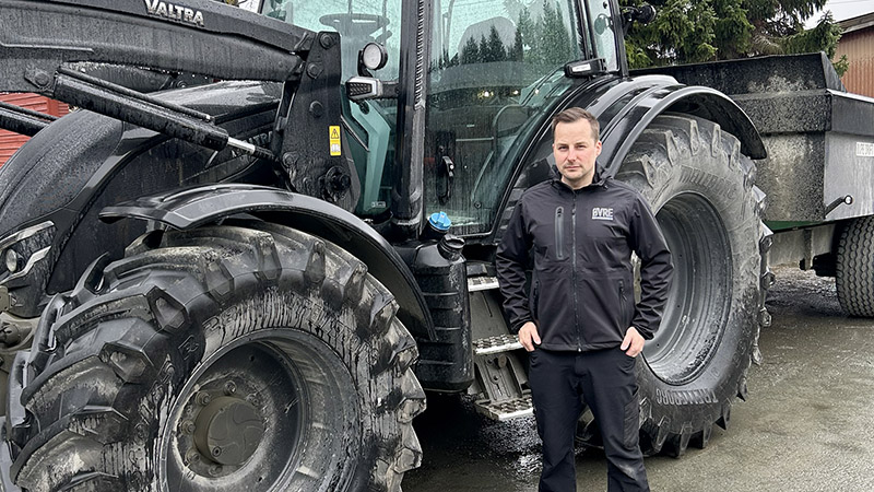 Daniel Øvre godt fornøyd med finansieringsløsningene fra AGCO Finance. Det gir ham både forutsigbarhet og trygghet.