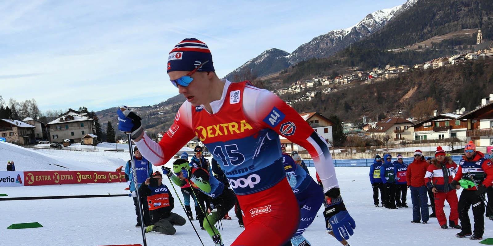 Jan Thomas Jenssen kom inn i siste sekund og gjorde en imponerende innsats i Tour de Ski. Debutanten endte på 18. plass, foran langt mer etablerte konkurrenter. FOTO PRIVAT